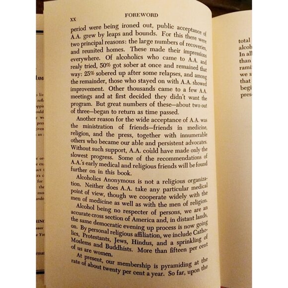 AA ALCOHOLICS ANONYMOUS LTD EDITION Pathway to a Cure BIG BOOK Cover NUMBERED - Picture 13 of 13